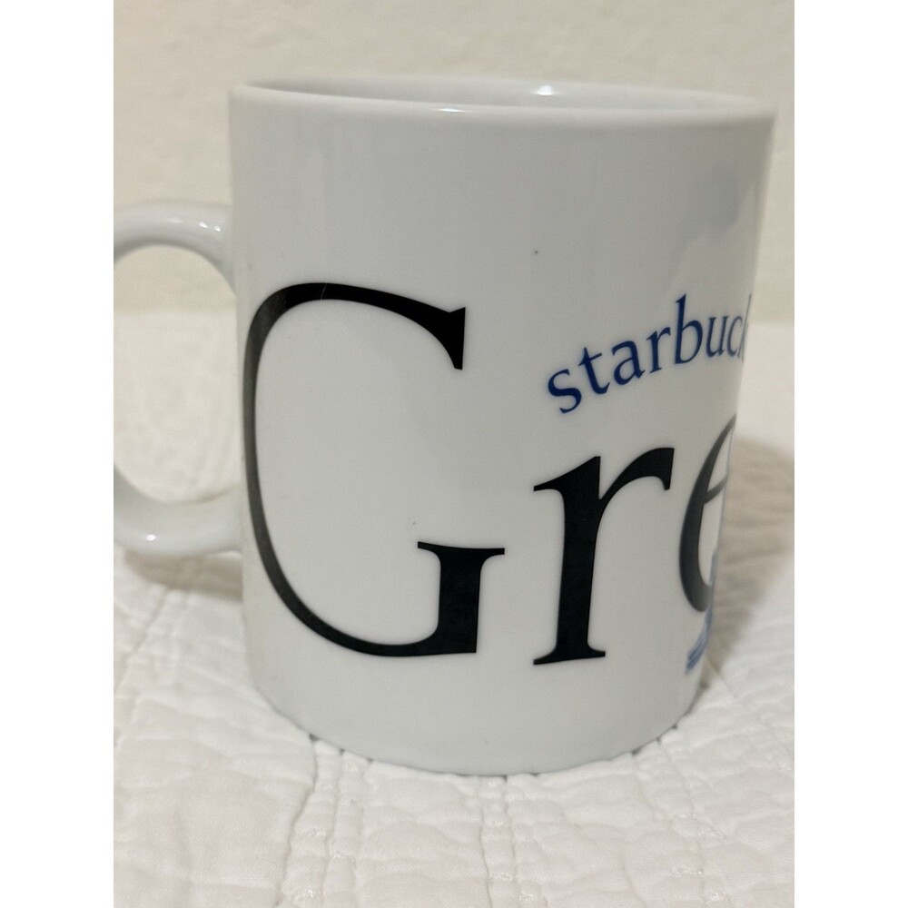 Vintage Rare Greece Starbucks City Mug Collector Series 16 fl. oz. New
